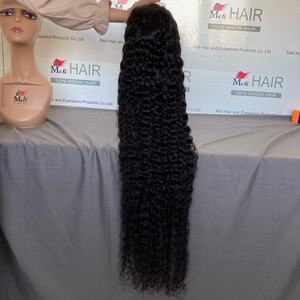 วิกผมบราซิลแบบหยิกยาว 30-40 นิ้ว วิกผมยาว 36 นิ้ว ความหนาแน่น 180% ผมแท้ 100% สำหรับติดลูกไม้ จัดส่งด่วน FedEx - Product Image 1