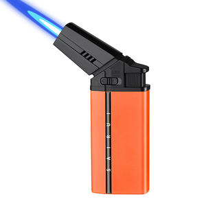 Custom Multi-Color Adjustable Windproof Jet Lighter Big Firepower Mini Slant Torch Lighter for Kitchen - Product Image 1
