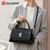 Tas Tangan Fashion Kulit Sapi Retak Baru Tas Ketiak Wanita Mewah Ringan Serbaguna Selempang Bahu Kotak Kecil