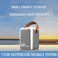 Nouvelle Station d'Énergie Portable 2025 à Charge Rapide PD 135W pour Extérieur, Batteries Externes 60000mAh, 90000mAh, 120000mAh pour Ordinateur Portable
