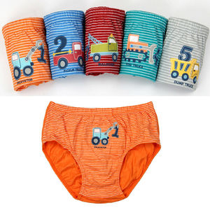 Sous-vêtements pour enfants en gros, caleçons en coton doux pour garçons, sous-vêtements à motifs de voitures et de camions, culottes, caleçons - Product Image 1