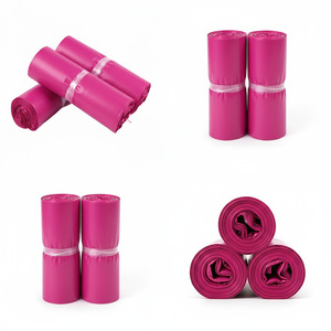 ถุงจัดส่งพลาสติกกันน้ำแบบหนา 32x45 ซม. สีแดงกุหลาบ สำหรับบรรจุภัณฑ์โลจิสติกส์อีคอมเมิร์ซ - Product Image 2