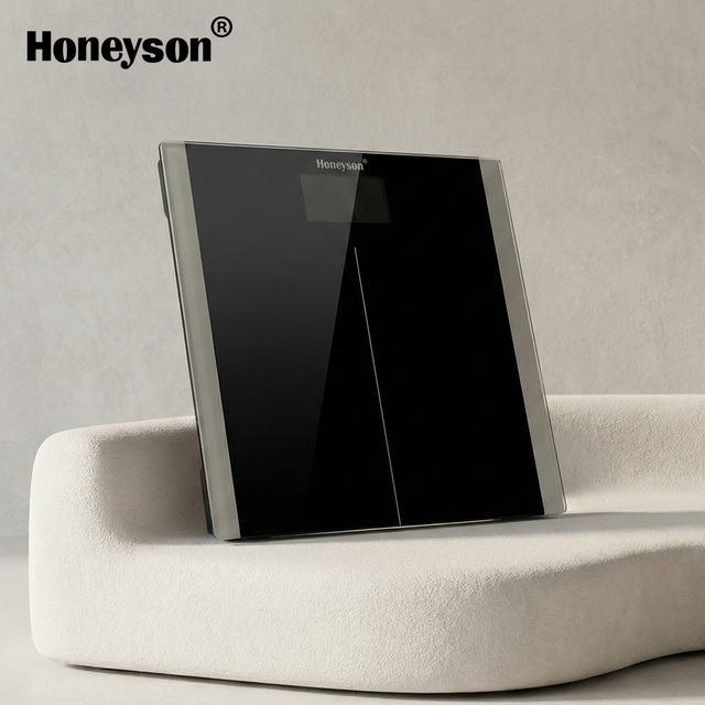 Honeyson Smart Electronic Weighing Scale for Hot Hotel Rooms with Glass and Plastic Material