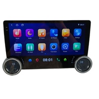 Unité universelle polyvalente exclusive de 10,1 pouces avec double bouton, navigation Android pour voiture, MP5/CarPlay