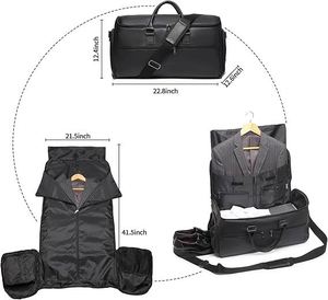 Free Sample Suit <b>Luggage</b> Garment Bag With Shoulder <b>Strap</b> for Travel and Business Trips Garment Bag - Product Image 5