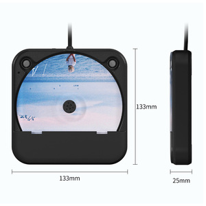Retro Portable <b>CD</b> <b>Player</b> Speaker FM Radio USB Rechargeable Boombox - Product Image 3