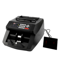 Machine à compter l'argent 3518, machine à compter les billets de banque, anti-plastique personnalisée, machine à compter l'argent contrefait