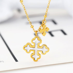 Sandblasted Matte <b>Cross</b> Border Multi White Label for Wholesalers Scratch Resistant Steel Hollow Link Weight Gift - Product Image 2