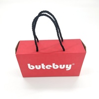 Boîte magnétique pliable personnalisée avec logo sur ruban, fabriquée en usine, boîte extérieure en papier, logo en estampage à chaud CMYK
