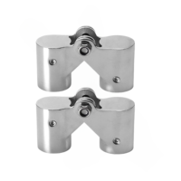316 acier inoxydable accouplement pivotant bateau accessoire Marine Bimini raccord de tuyau Joint nouvel état