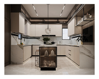 Meubles de cuisine haut de gamme fabriqués sur mesure, design de cuisine ouverte, rangement, armoires de cuisine et comptoirs