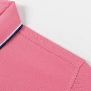 Venta al por mayor de ropa deportiva informal con logotipo personalizado Jersey de alta calidad Impresión Digital Color bloqueo polar estampado hombres Polo camiseta - Product Image 6