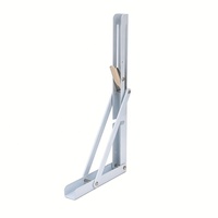Support pliant en acier inoxydable, pour table ou banc