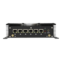 Mini PC de fábrica con dispositivo de firewall sin ventilador Intel para computadora de red industrial 6 puertos Gigabit LAN Pfsense PC