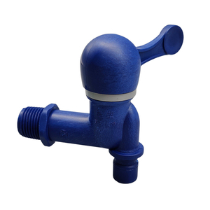New Arrival Modern Blue Color <b>Wall</b>-mounted Water Sink Plastic Faucet with Adapter - Product Image 6