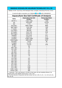Sale artificiale standard per acqua di mare OG-181 1.022 SG per esportazione globale e conversione su larga scala di acqua salmastra - Product Image 6