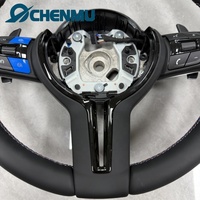 Volant de voiture entièrement en daim pour BMW M M3 M5 M6 F20 F21 F06 F07 F10 F11 F12 F13 F30 F32 F80 F87 F01 F18 F42 F25 F39 F46 F52