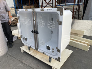 Gabbia Modulare in Fibra di Vetro di Grandi Dimensioni, Angoli Arrotondati, Facile da Pulire, per <span class=keywords><strong>Animali</strong></span> Domestici e Ospedali Veterinari - Product Image 2