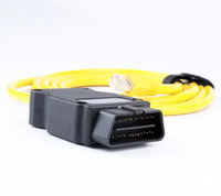 Cable de Repuesto OBD2 ENet para Codificación de la Serie F de BMW, Conectores Automáticos Ethernet RJ45 J1962, Adaptador Macho de 16 Pines, Diagnóstico ECU para Automóvil