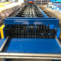 Machine de fabrication de tôles de pont en métal galvanisé, dernière conception, vente chaude, machine de formage à rouleaux pour panneaux de sol en acier