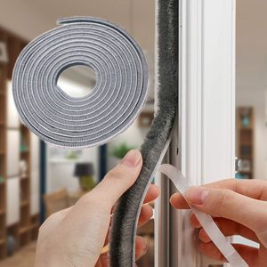 Tira de sellado autoadhesiva <span class=keywords><strong>para</strong></span> el Control de Plagas de pila de lana de PVC PP, ventana, puerta, casa, aislamiento acústico, viento, a prueba de polvo, mohair, tira meteorológica - Product Image 4