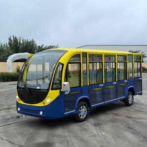 Autobús Turístico Eléctrico EGO de 14 Pasajeros con Estructura de Acero Cerrada y Batería de Plomo-Ácido para Uso en Parques, Exposiciones y Bodas - Product Image 4