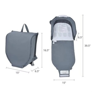 Lit bébé portable 4 en 1, pliable, avec lumière et musique, transat enfant, berceau de voyage, lit bébé pour nouveau-né - Product Image 6