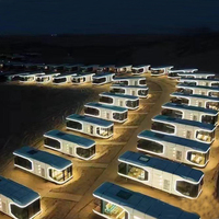 Maisons préfabriquées modulaires en acier à 3 chambres à coucher, nouvelle conception, assemblage rapide, personnalisées, maison capsule spatiale