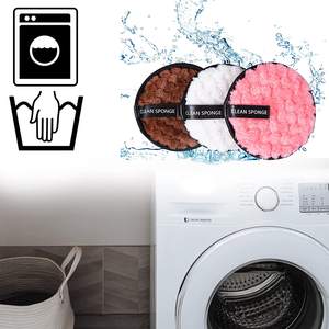 Vente en gros de rondelles nettoyantes pour le visage en coton <span class=keywords><strong>bambou</strong></span> tampons démaquillants doux et réutilisables lingettes absorbantes pour le visage pour salon de beauté - Product Image 2