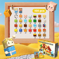 Ensemble de blocs de construction magnétiques STEM, logo personnalisé, fabricant de jouets éducatifs, vente en gros, cadeau pour la salle de classe Montessori