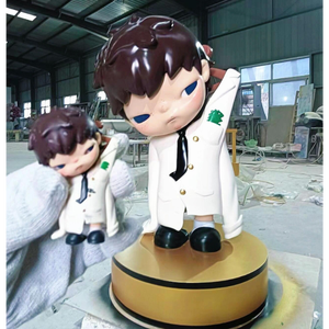 Directo de fábrica personalizado al aire libre jardín supermercado decoración Animal arte estatua escultura gigante fibra de vidrio arte <span class=keywords><strong>obra</strong></span> <span class=keywords><strong>maestra</strong></span> decoraciones - Product Image 4