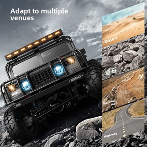 Véhicule tout-terrain électrique télécommandé RC en plastique à l'échelle réelle 4x4 pour bébés garçons, modèle de voiture <span class=keywords><strong>jouet</strong></span> - Product Image 2