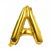2025 pas cher fête d'anniversaire mariage ballons 16 pouces Alphabet lettre feuille ballon décoration et élégant