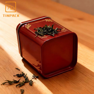Square <strong>Tin</strong> Can Packaging for <strong>Tea</strong> Loose <strong>Tea</strong> Storage <strong>Tin</strong> Can Wholesales Matcha <strong>Tea</strong> <strong>Caddy</strong> <strong>Tins</strong> - Product Image 5