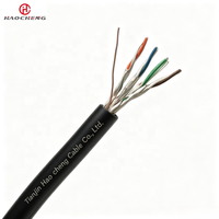 Câble CAT7 stable et fiable SFTP en cuivre pur, adapté aux ordinateurs, câble Ethernet Cat 7 23AWG