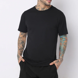 Camiseta de Manga Corta con Cuello Redondo para Hombre, 100% Algodón, Diseño Liso y Elegante Personalizado, Tallas Grandes, Camisetas Casuales de Moda de Alta Calidad - Product Image 6
