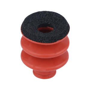 Ventosa de Vacío Negra de Superficie Rugosa, Componentes Neumáticos que No Dejan Marcas para Accesorios de Brazos Robóticos - Product Image 1