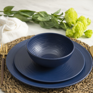 Morden 100% mélamine 12 pièces service de vaisselle Organica marine française service de vaisselle pour l'extérieur - Product Image 3