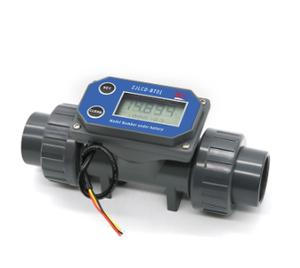 1 ''3'' 대형 유량 전자 <span class=keywords><strong>LCD</strong></span> 디지털 디스플레이 터빈 유량계 NPN 파이프 센서 케이블 다이어프램 농지 용 솔레노이드 - Product Image 6