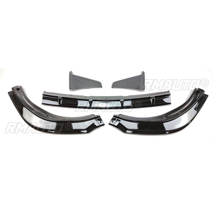 Front Bumper Spoiler Lip <b>Splitter</b> for Toyota Camry SE XSE 2018-2023 Sport YOFER Style Body Kit Glossy Black Carbon Fiber Look - Product Image 4