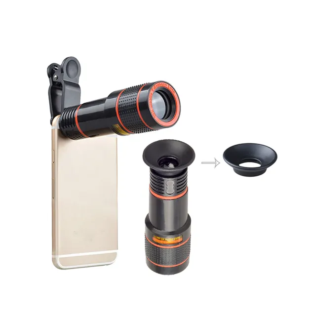 12x telescope telephoto zoom Universal phone camera lens mobile camera lens mobile lenses For Iphone IOS Android Smartphone