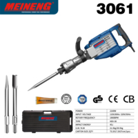 Marteau perforateur électrique portable MEINENG 3061, 2100 W, pour démolition de béton, machine de qualité industrielle pour la construction