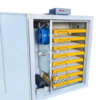 Meilleur Prix Économique Taux d'Éclosion Élevé 560 Incubateurs d'Œufs Solaires AC220V DC12V à Batterie Numériques
