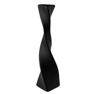 Creative Spiral Decor Simple Black and White Big Porcelain <strong>Floor</strong> <strong>Vase</strong> Tall Ceramic <strong>Vases</strong> for Modern Home Centrepiece - Product Image 5