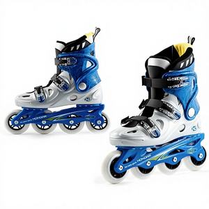 รองเท้าสเก็ตเด็กแบบมีล้อ รุ่นใหม่ คุณภาพสูง ปี 2022 ล้อ PU แบริ่ง ABEC-9 หนัง PVC สังเคราะห์ ขายส่ง - Product Image 1