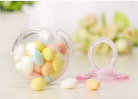 Biberon mamelon boîte à bonbons conteneur décoration d'anniversaire pour enfants bébé douche Souvenir cadeaux boîte à bonbons stockage