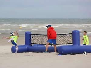 ประตูโปโลน้ำเป่าลมแบบสั่งทำพิเศษ - สำหรับสระว่ายน้ำและทะเลสาบ เหมาะสำหรับครอบครัวและการแข่งขัน - Product Image 4