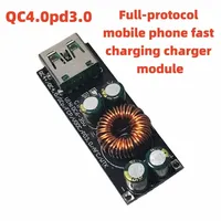 Module d'alimentation abaisseur 60W 6-35V DC vers USB Type C PD 3.0 QC4 Type A QC3.0 Charge rapide DC 12V 24V