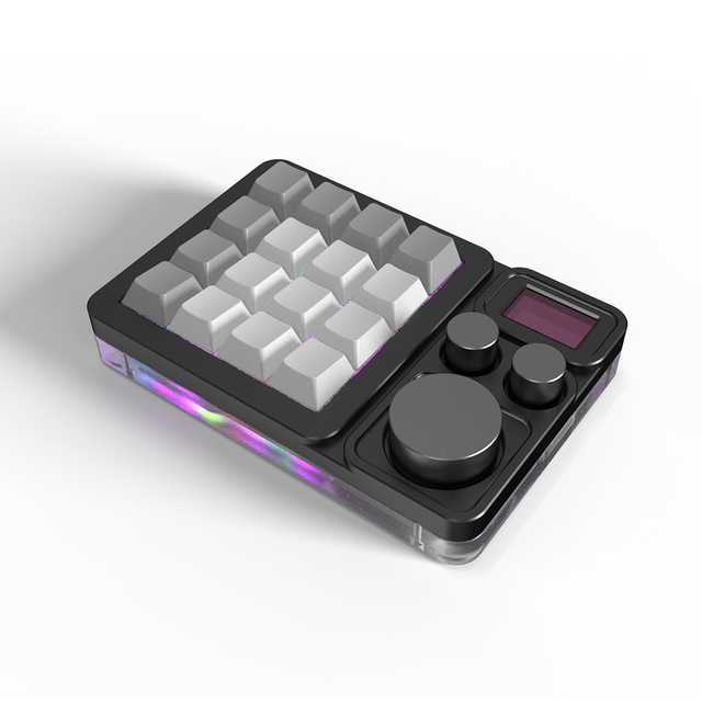 GK-16 Multifunctional Digital Keypad with Volume Knob and LCD Display Portable Numeric Keypad