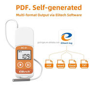 Registrador de Temperatura PDF Personalizable, 32000 Puntos, Registrador de Datos Digital, Interfaz de Comunicación USB, Material ABS, Soporte OEM y ODM